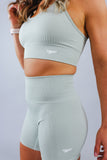 Hourglass Seamless Sports Bra - Sage